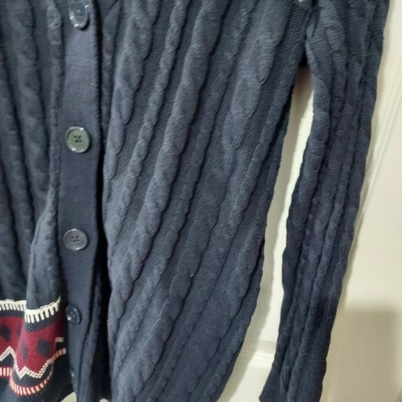 NWOT Lane Bryant Classic Button-Front Cable & Jacquard Cardigan - Picture 10 of 13